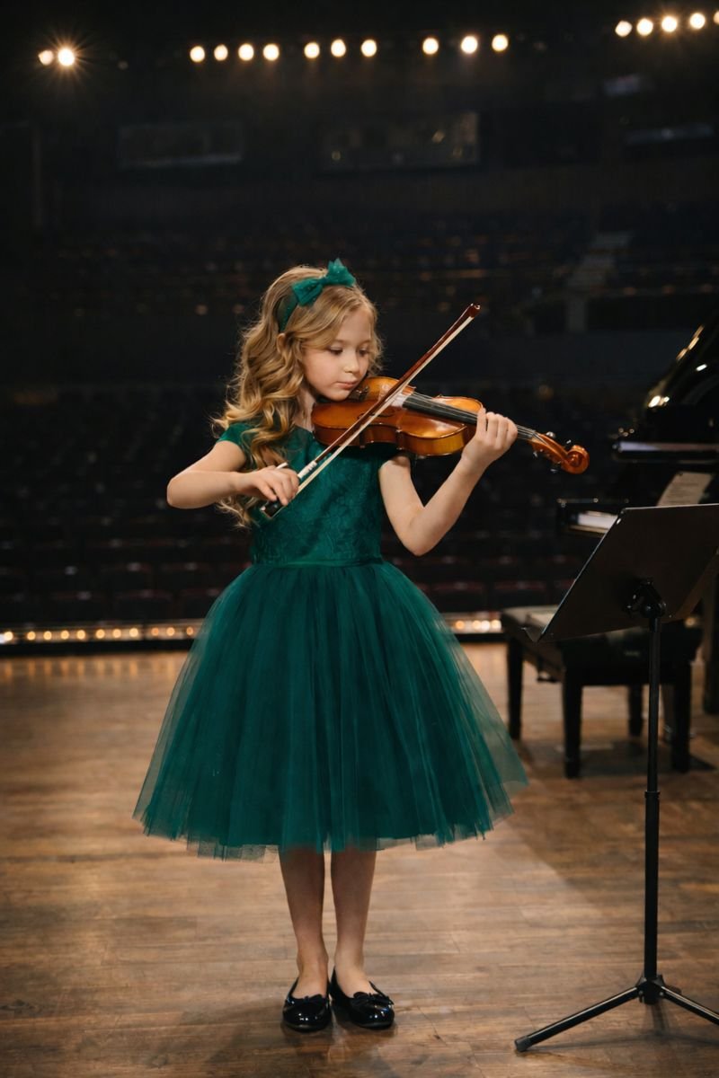 koncertines sukneles mergaitems