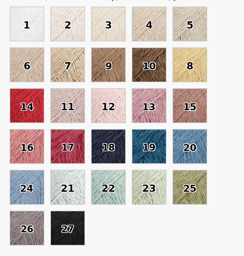 Ažūrinių raštų rankomis megzta apykaklė (įv. spalvos) - Image 9