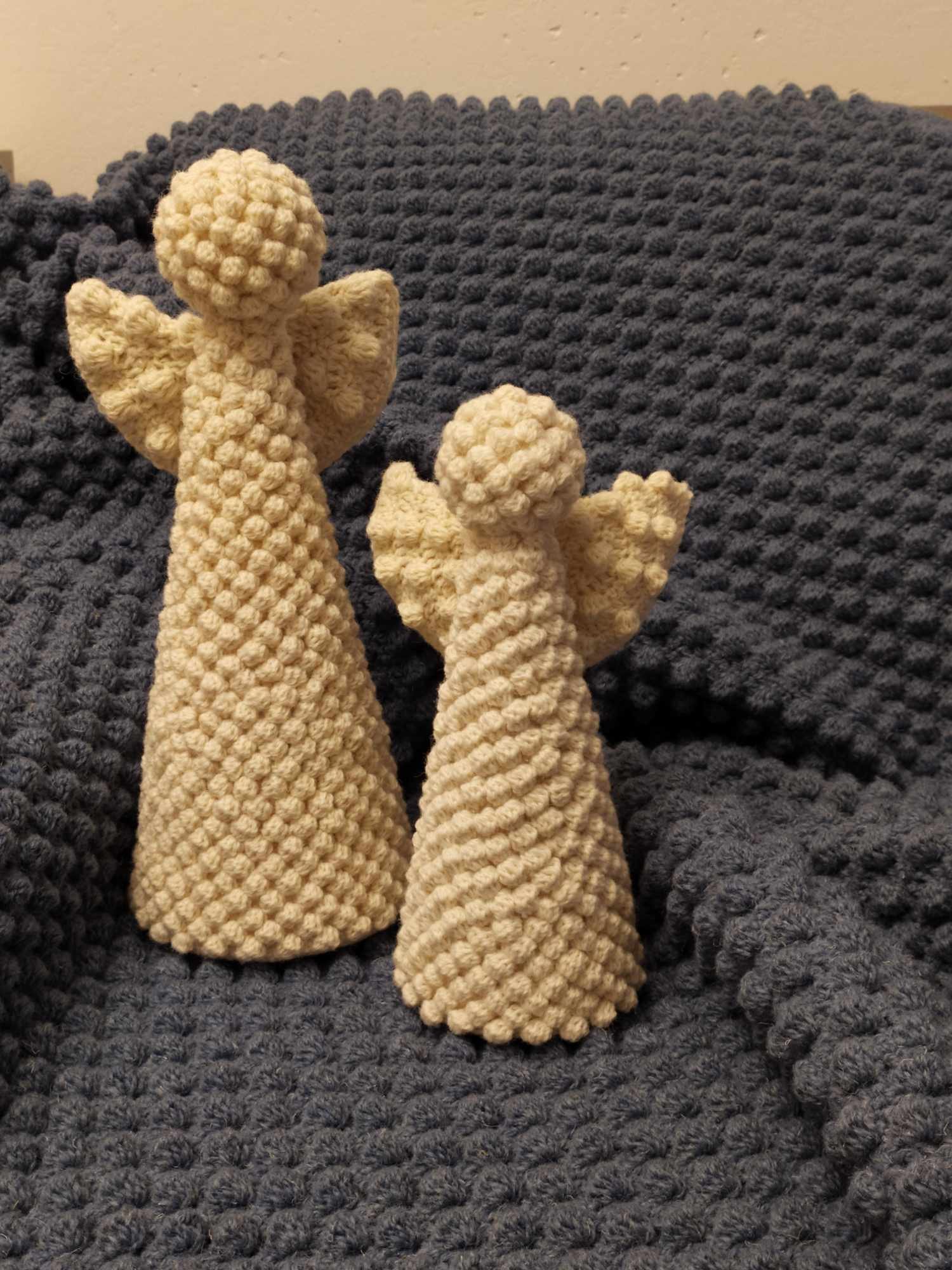 Rankų darbo angelai, nerti iš vilnos (įvairūs dydžiai) - Image 4