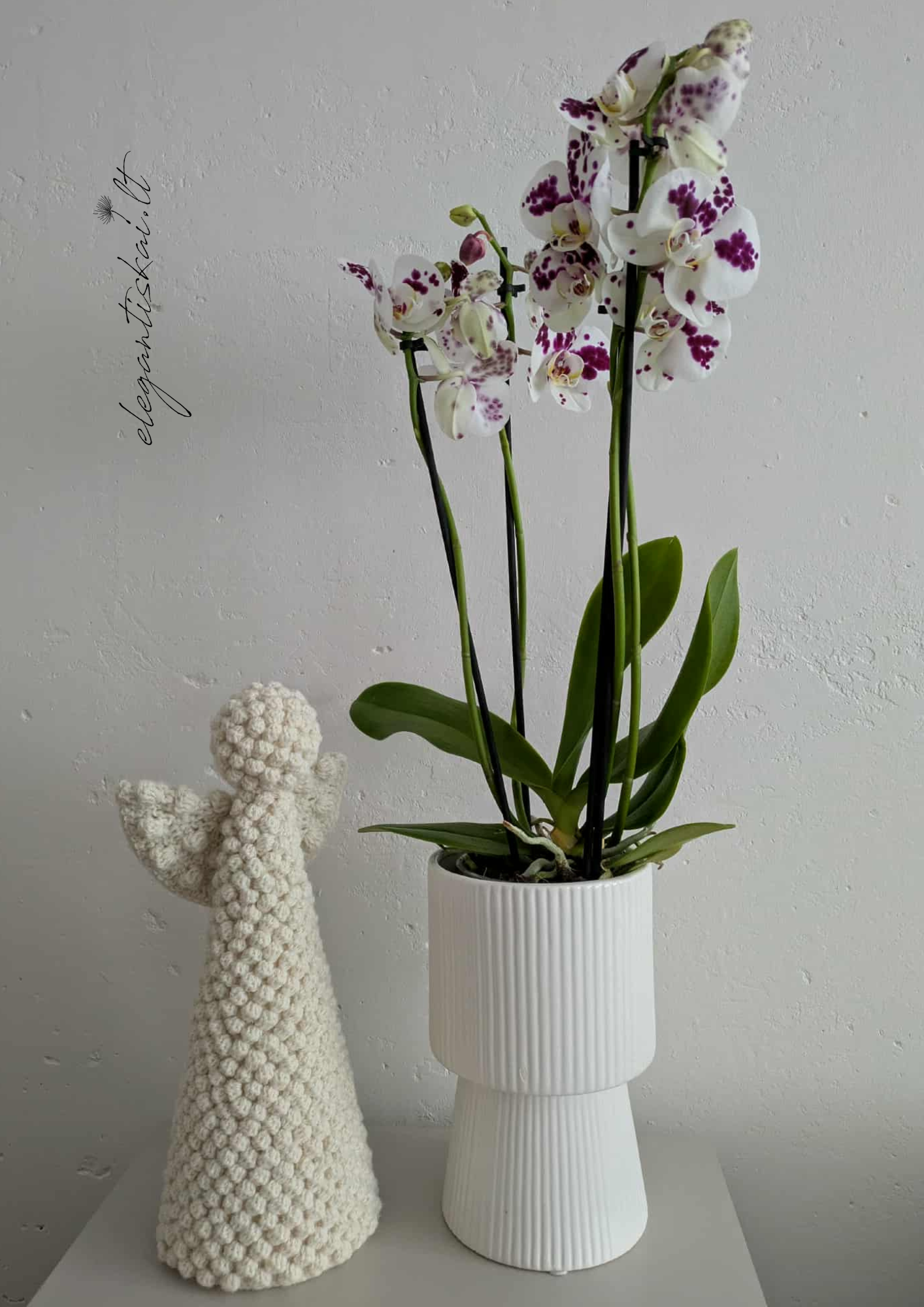 Rankų darbo angelai, nerti iš vilnos (įvairūs dydžiai) - Image 5