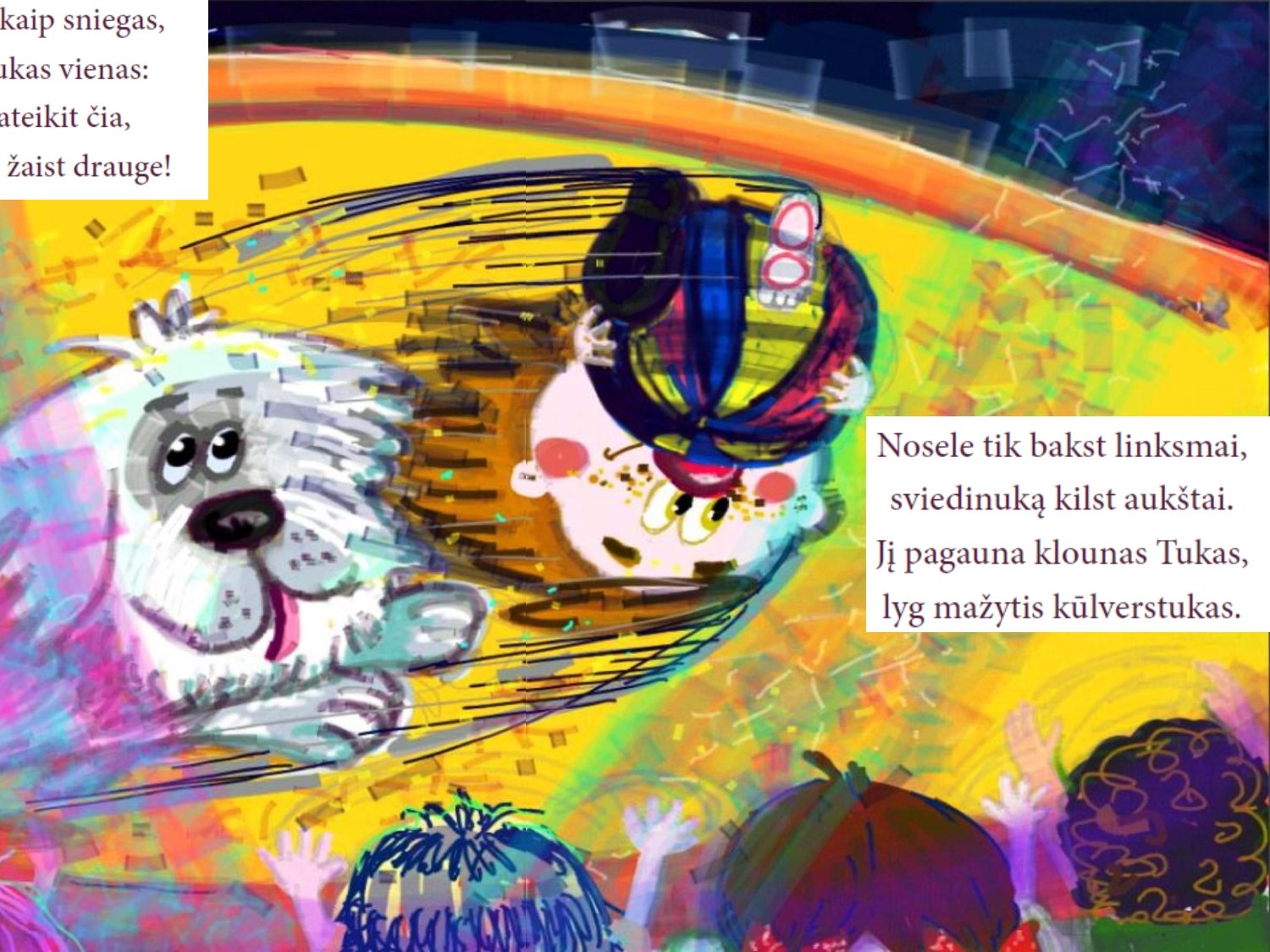 Knygelė vaikams lietuvių ir anglų k. „Klounas Tukas“ - Image 5