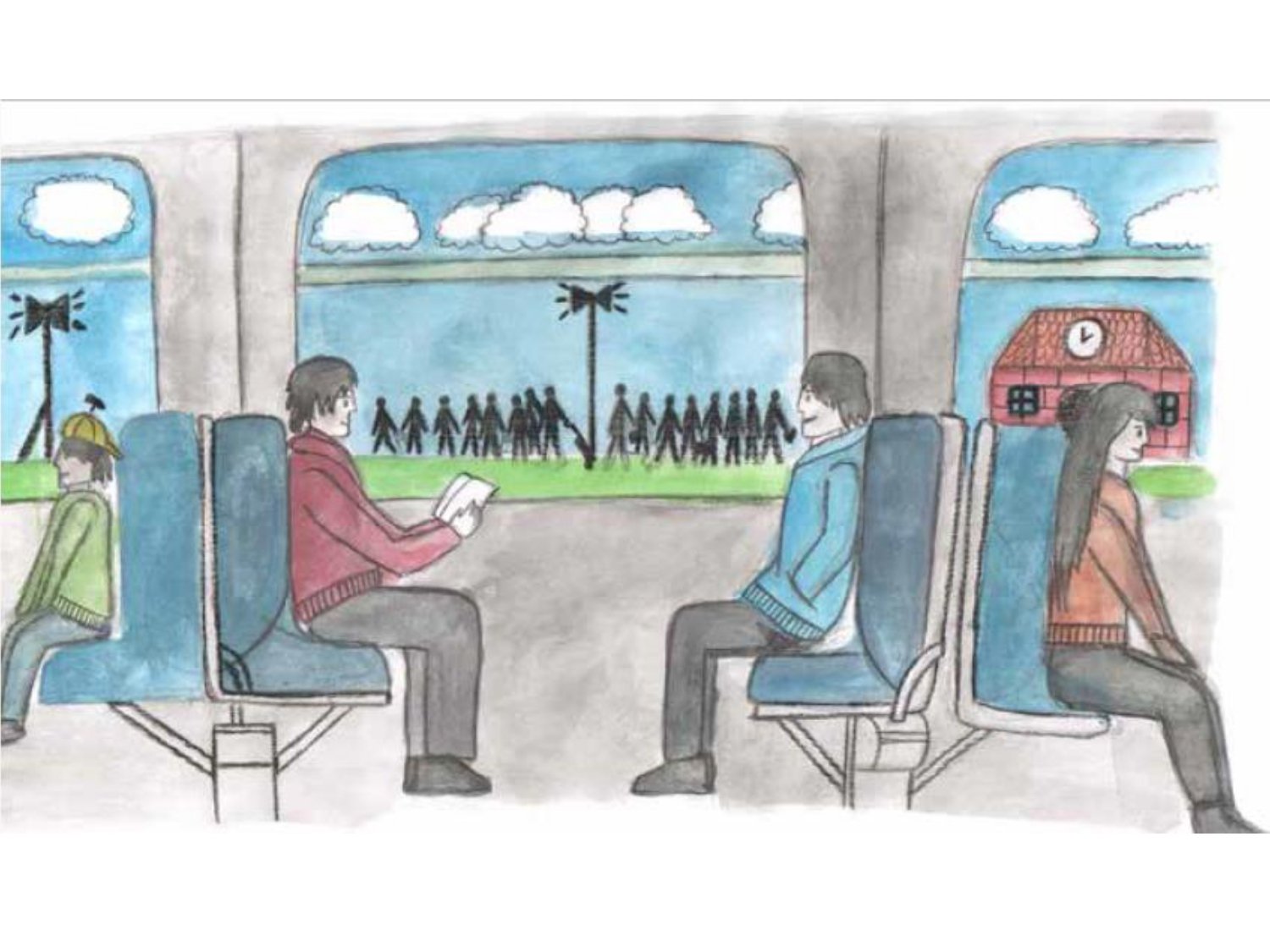 Knygelė vaikams lietuvių ir anglų k. „Traukinukas Elgiukas“ - Image 2