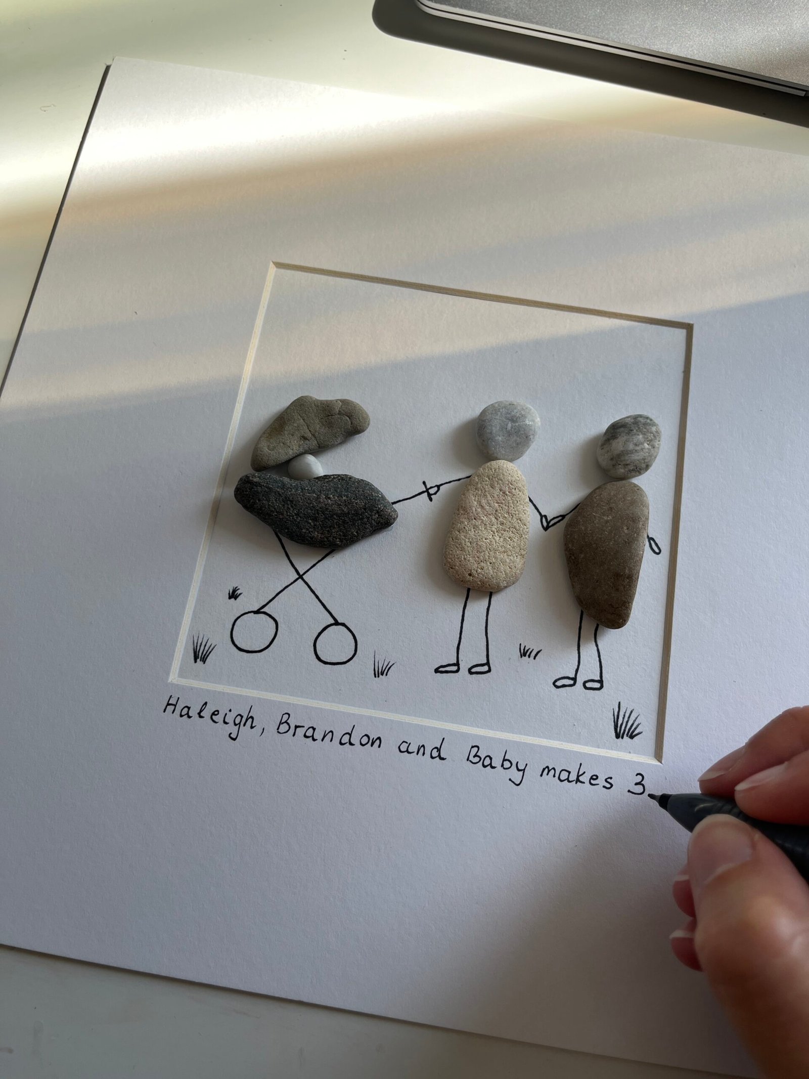 Rankų darbo paveikslėlis „Nauja gyvybė“ - Image 5