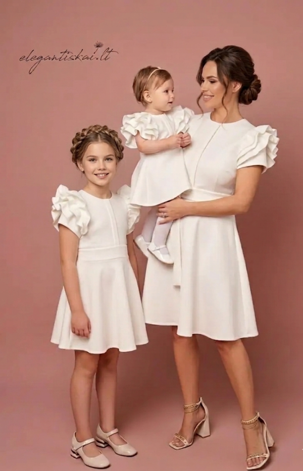 progines baltos sukneles