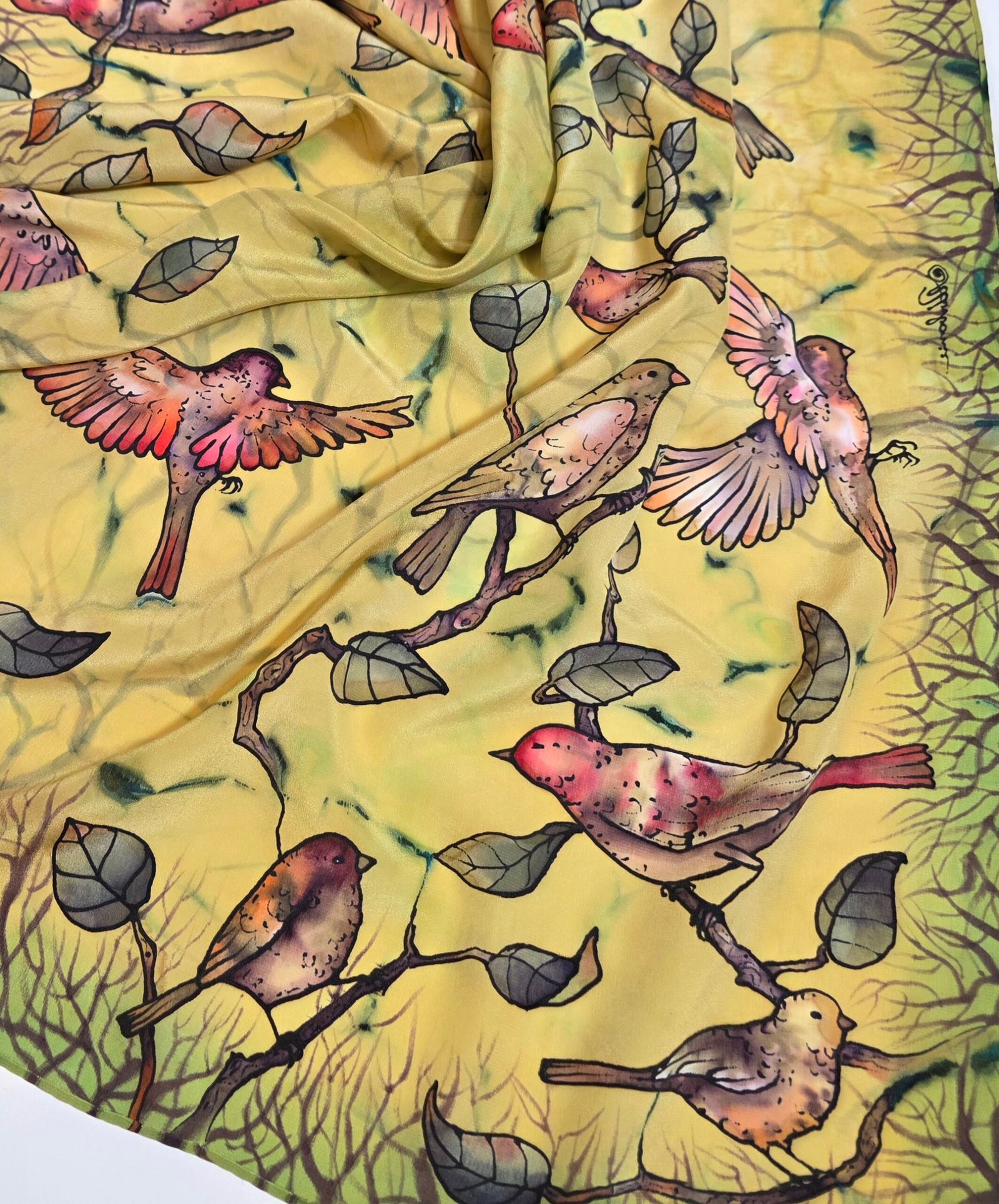 iš natūralaus šilko